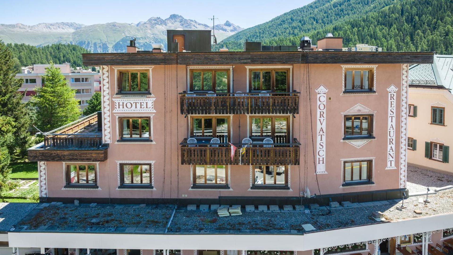 Hotel Corvatsch - Web Check-In St. Moritz Exterior foto